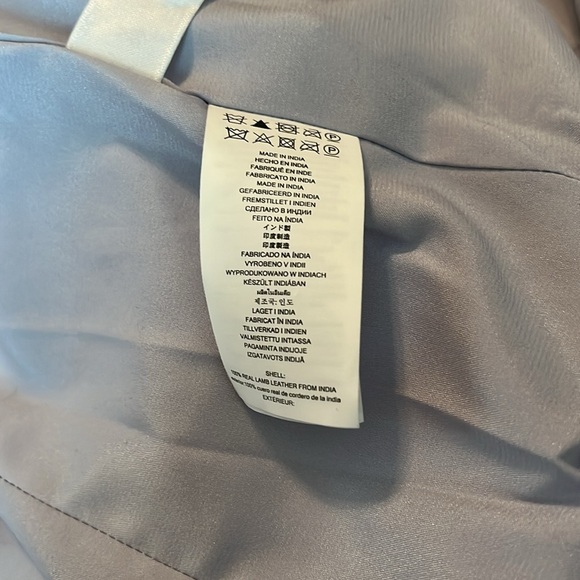 Michael Kors Leather Jacket, size M, fit US 6-8 - Picture 10 of 11